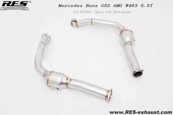 Mercedes-Benz W463 AlI SS304 / Sport Cat Downpipe
