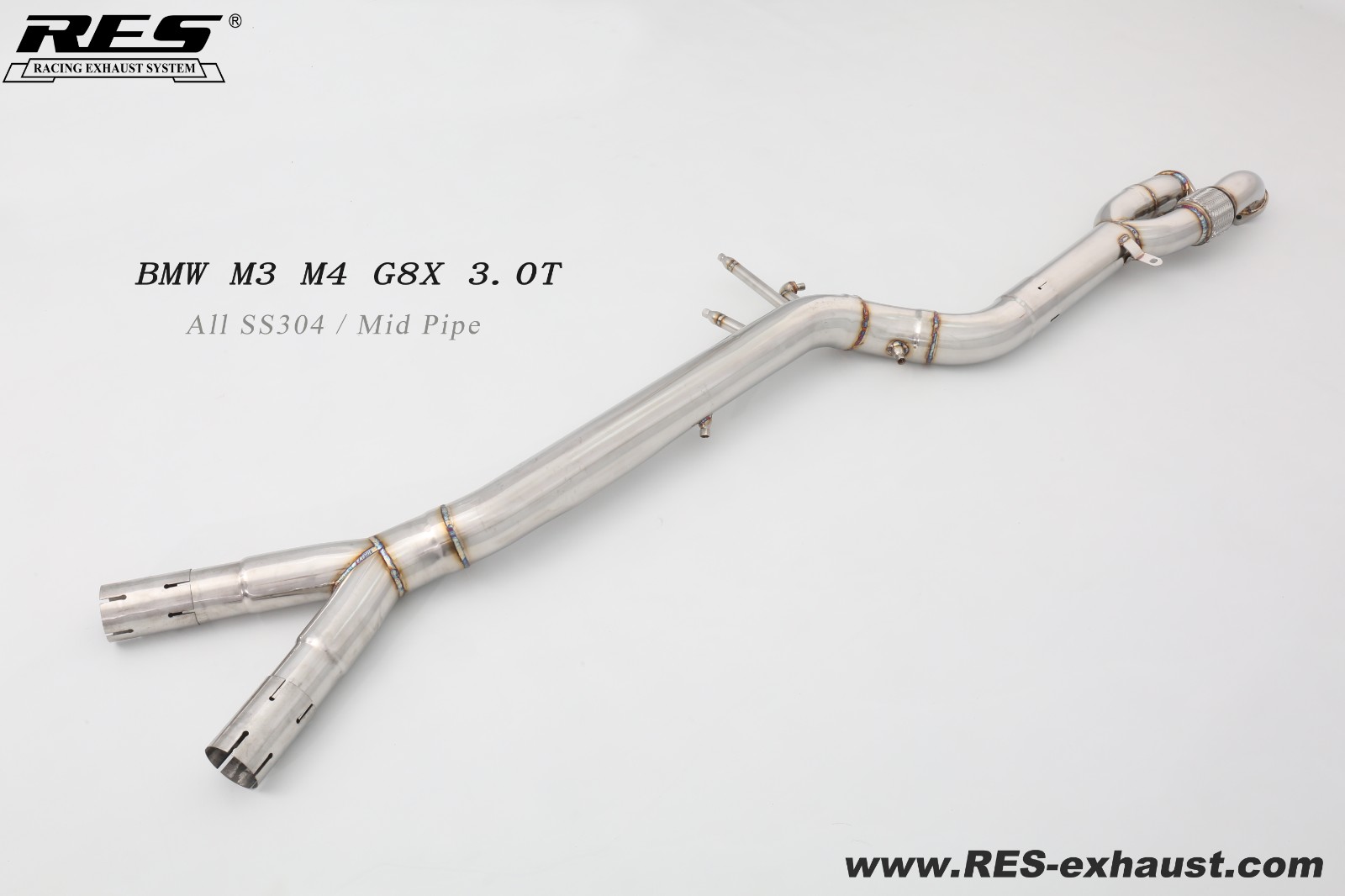 BMW M3 G80 3.0T All SS304 / Mid Pipe