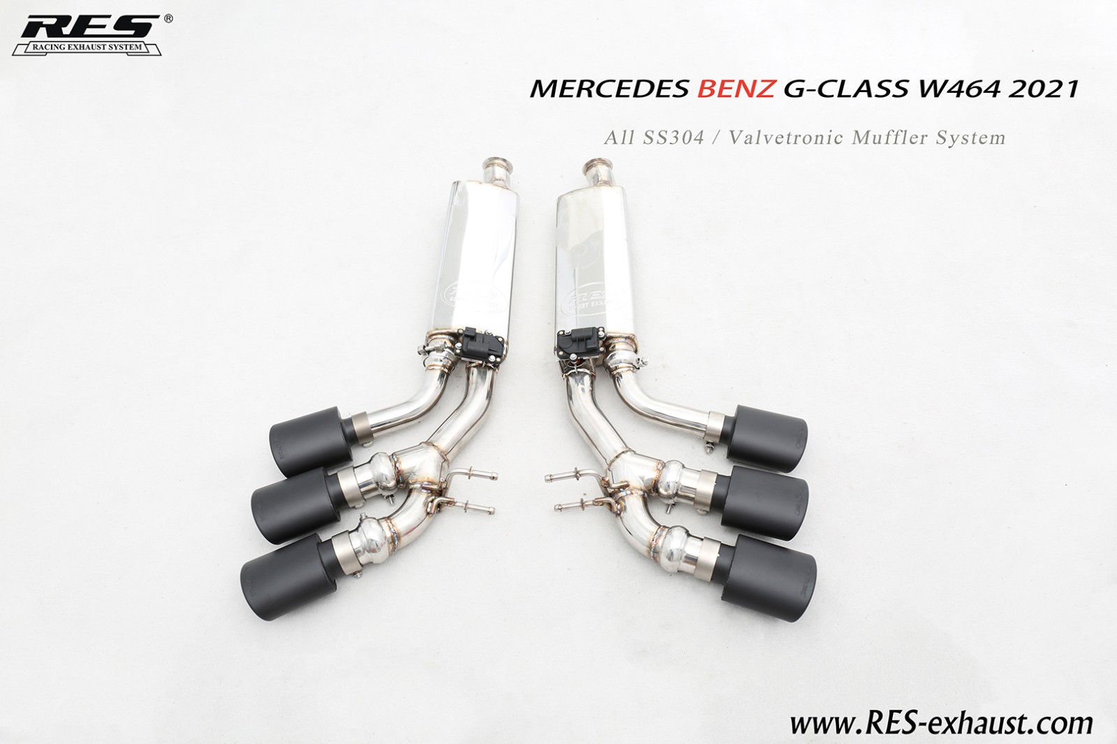 Mercedes-Benz G-Class W464 All SS304 / Valvetronic Muffler System