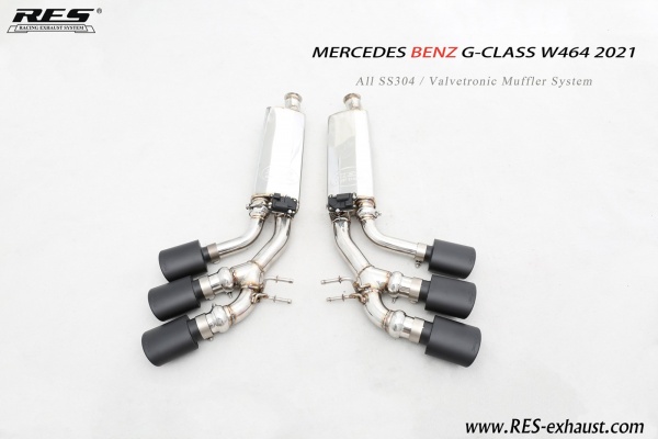 Mercedes-Benz G-Class W464 All SS304 / Valvetronic Muffler System