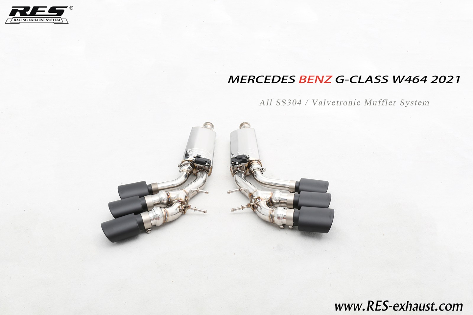 Mercedes-Benz G-Class W464 All SS304 / Valvetronic Muffler System