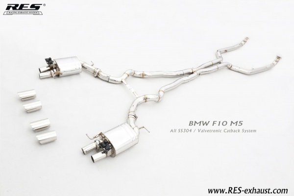 BMW M5 F10 All SS304 / Valvetronic Catback System