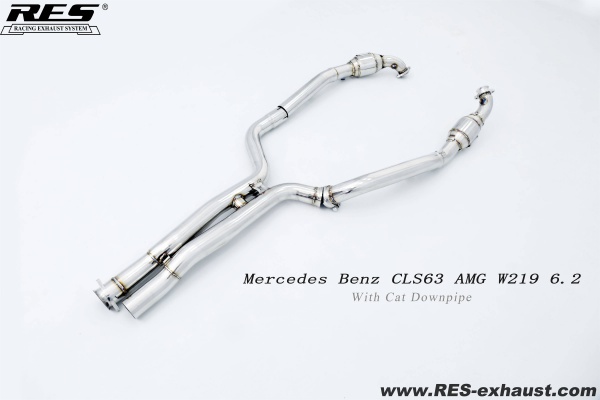 Mercedes Benz CLS63 AMG W219 SS304 / With Cat Downpipe