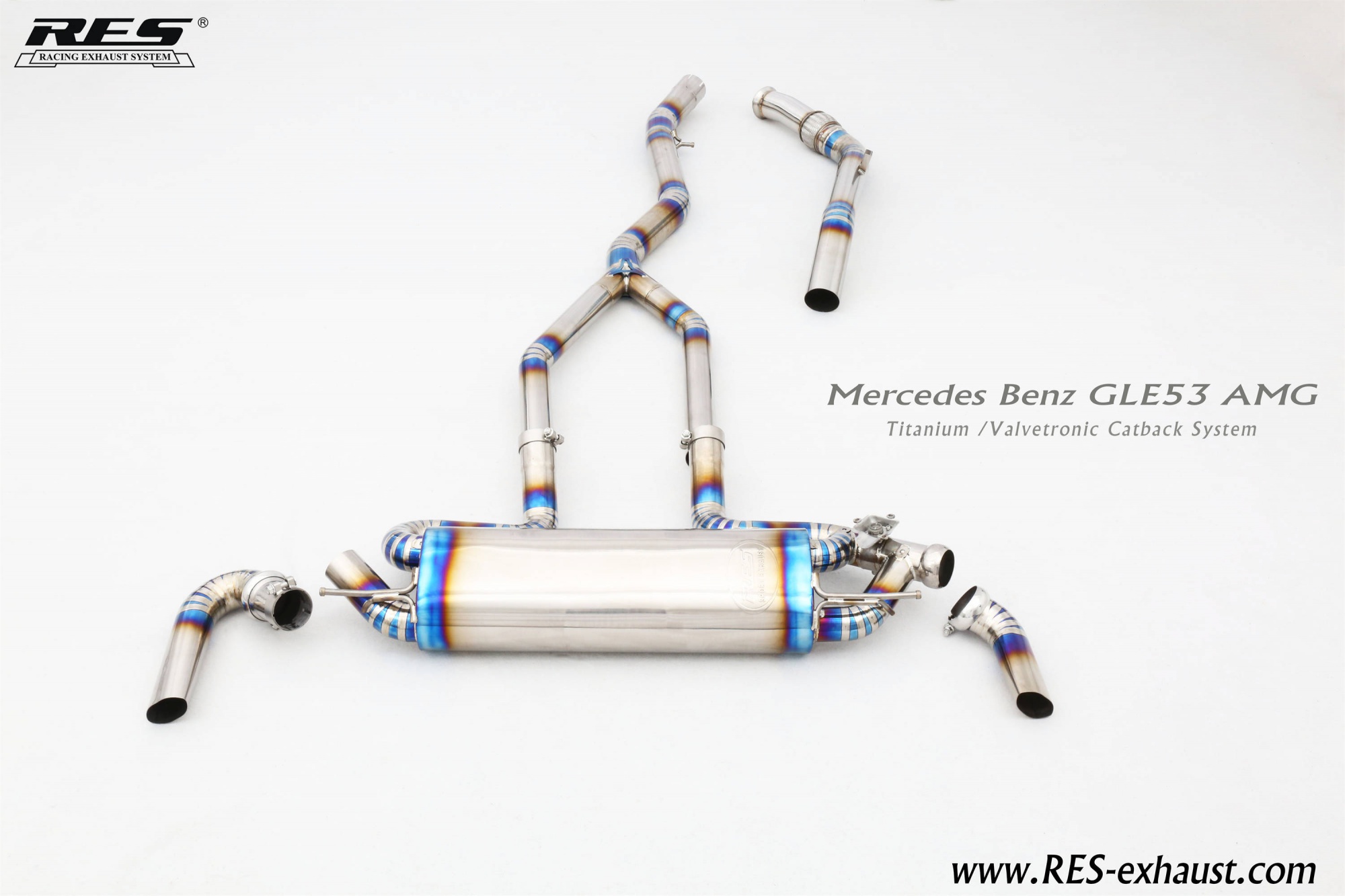 Mercedes Benz GLE53 AMG Titanium / Valvetronic Catback System