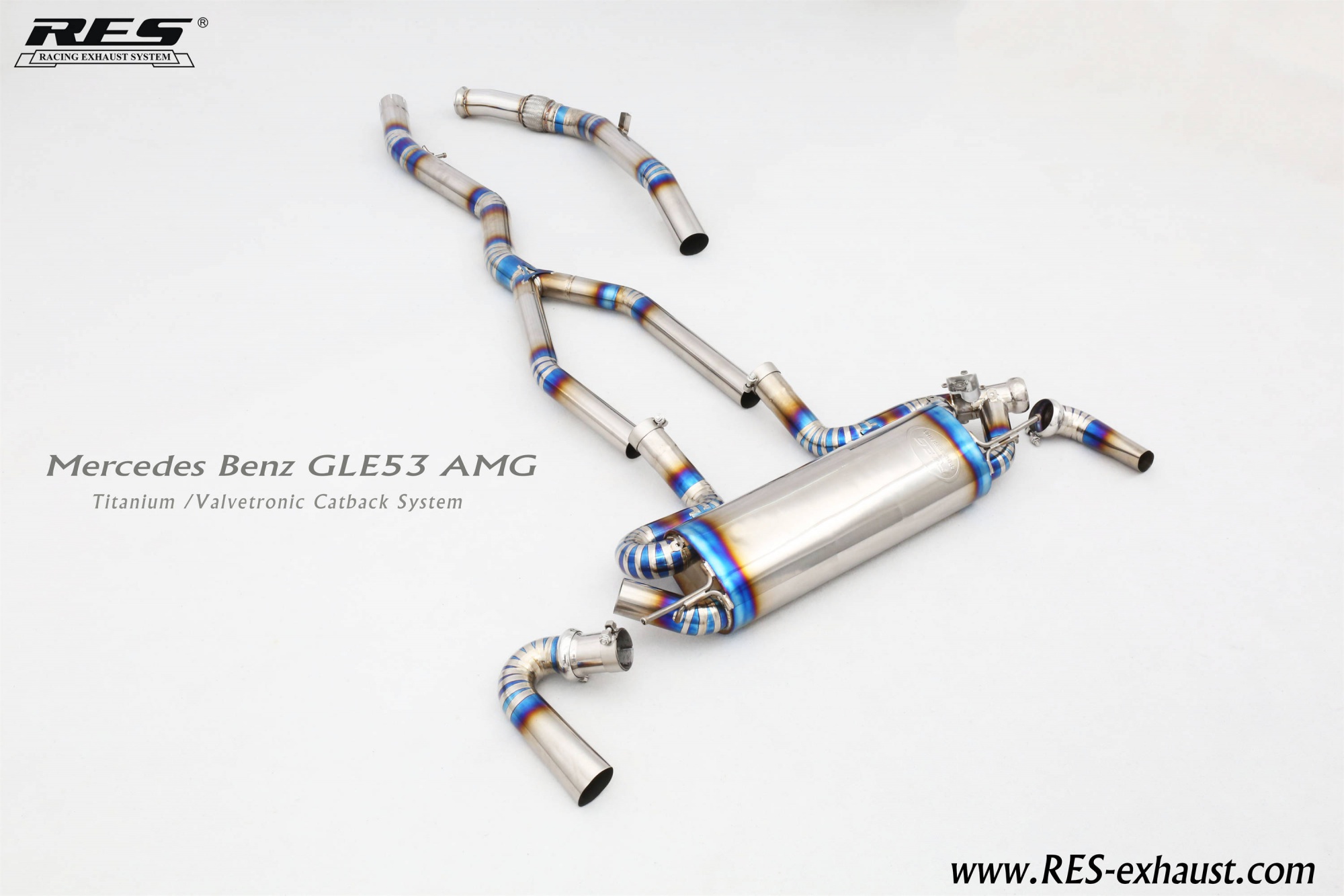 Mercedes Benz GLE53 AMG Titanium / Valvetronic Catback System