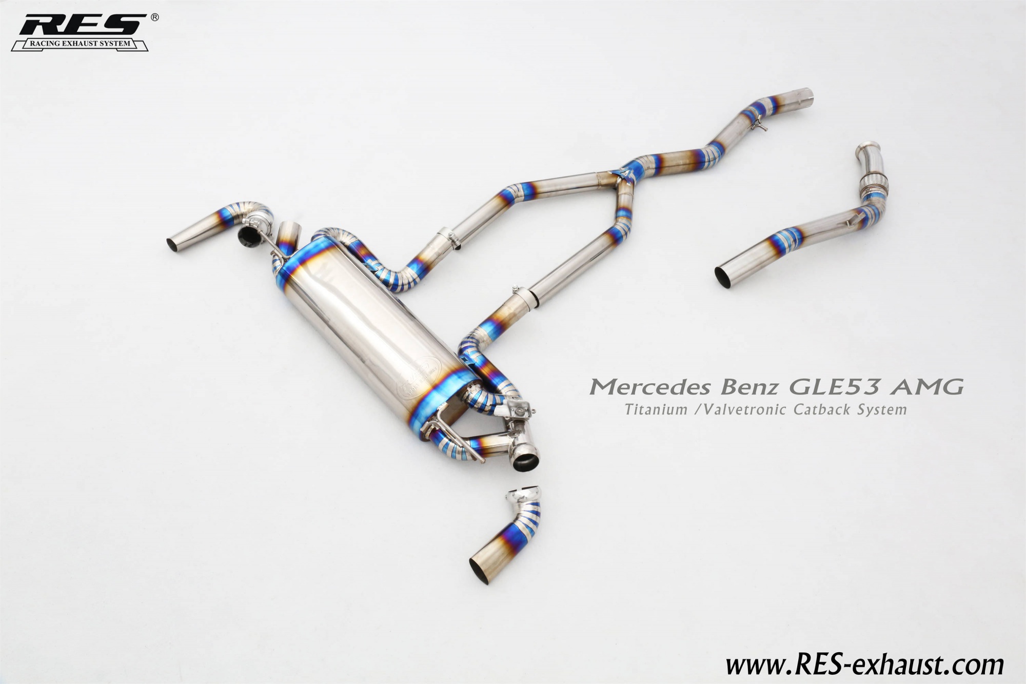 Mercedes Benz GLE53 AMG Titanium / Valvetronic Catback System