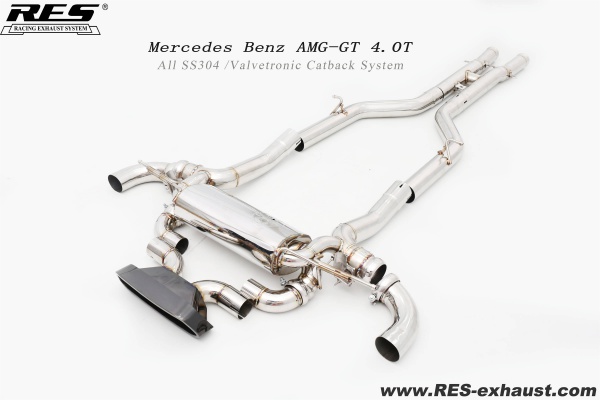 Mercedes-Benz AMG-GT 4.0T All SS304 /Valvetronic Catback System