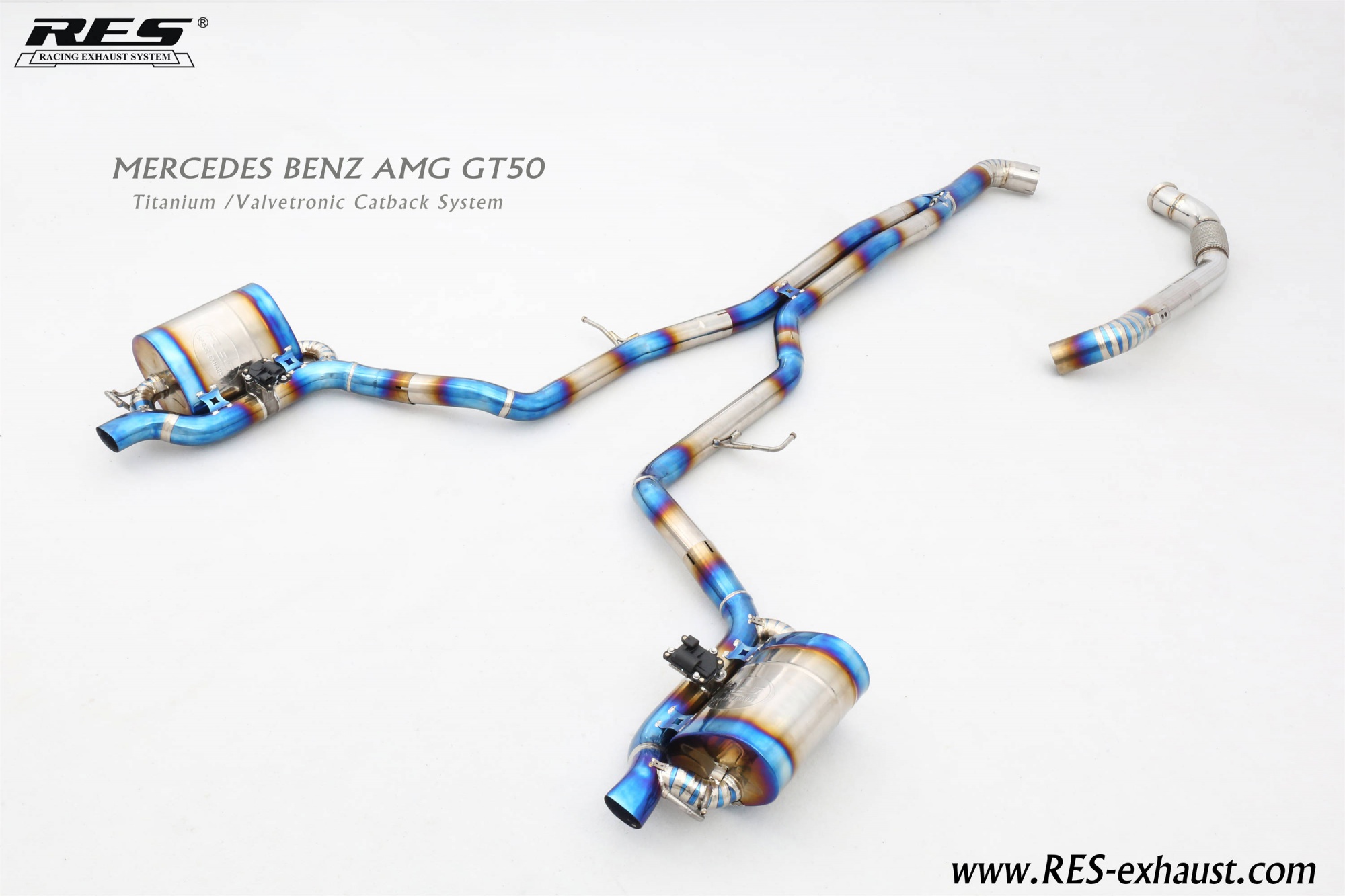MERCEDES BENZ AMG GT50 Titanium /Valvetronic Catback System