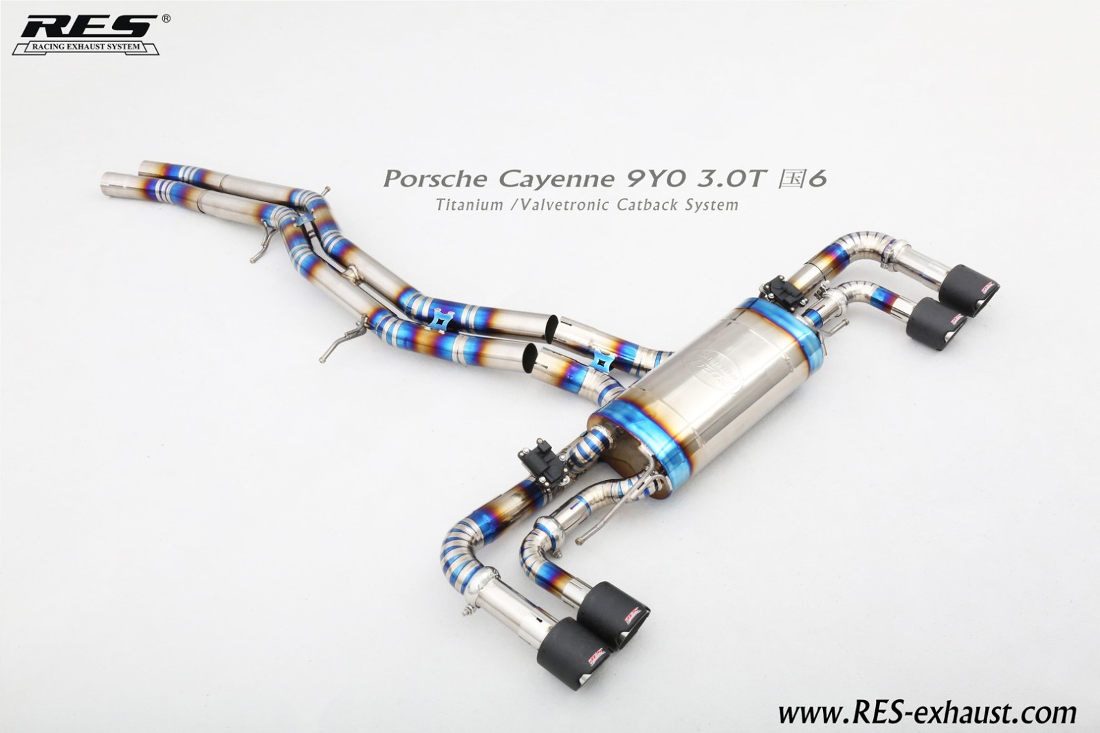 Porsche Cayenne 9Y0/9YA Titanium /Valvetronic Catback System