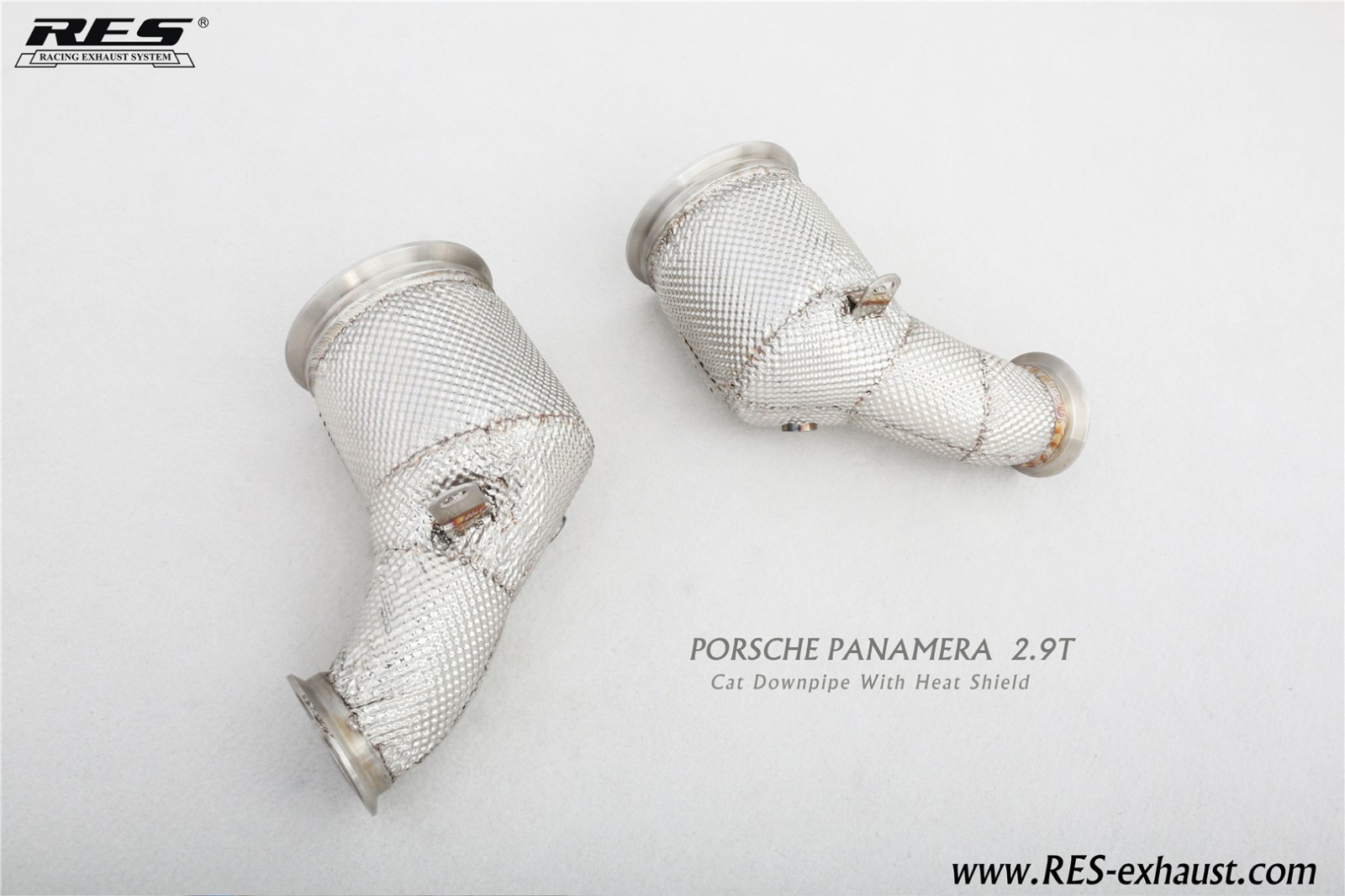 Porsche Panamera 971 All SS304 / Cat Downpipe With Heat Shield
