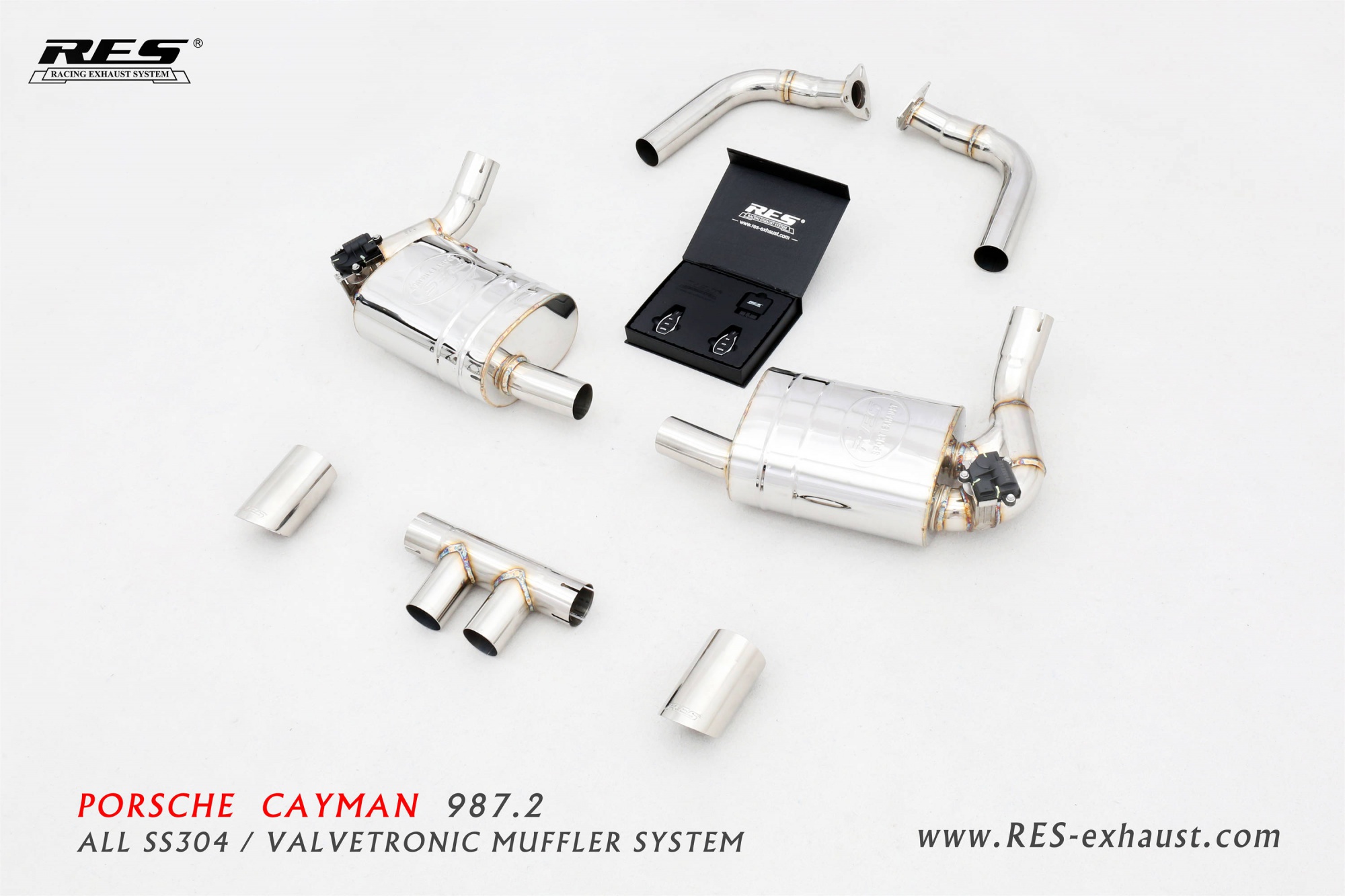 Porsche Cayman 987.2 All SS304 / Valvetronic Catback System
