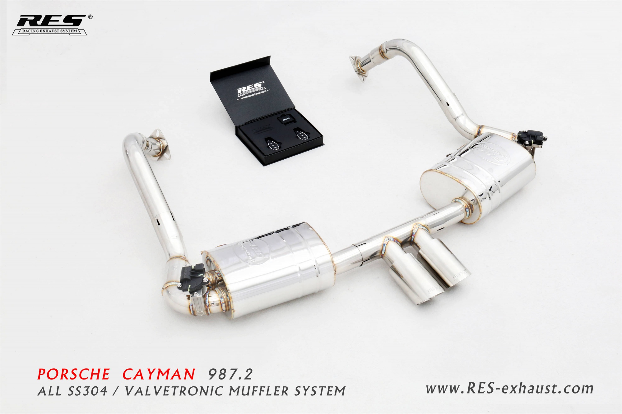 Porsche Cayman 987.2 All SS304 / Valvetronic Catback System