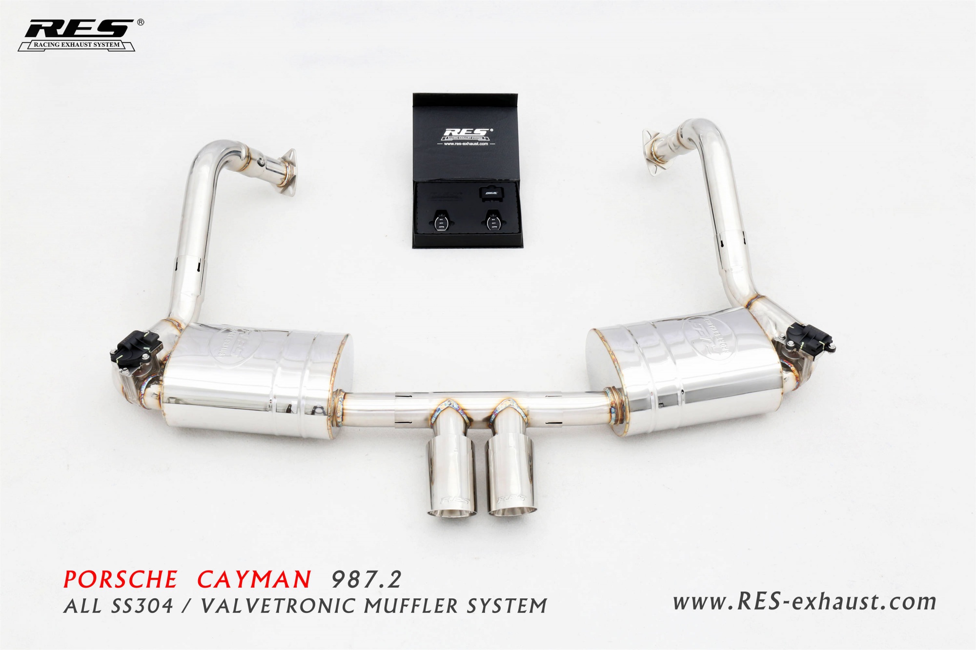 Porsche Cayman 987.2 All SS304 / Valvetronic Catback System