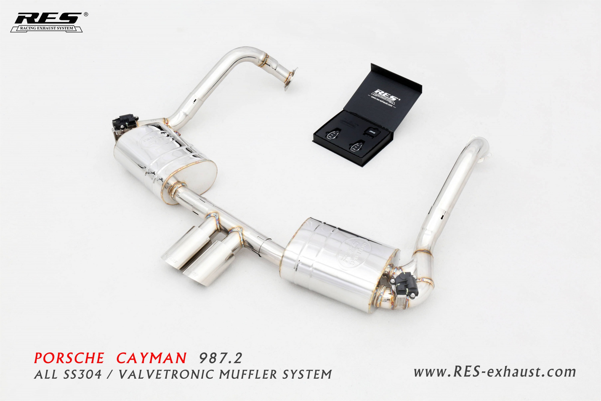 Porsche Cayman 987.2 All SS304 / Valvetronic Catback System