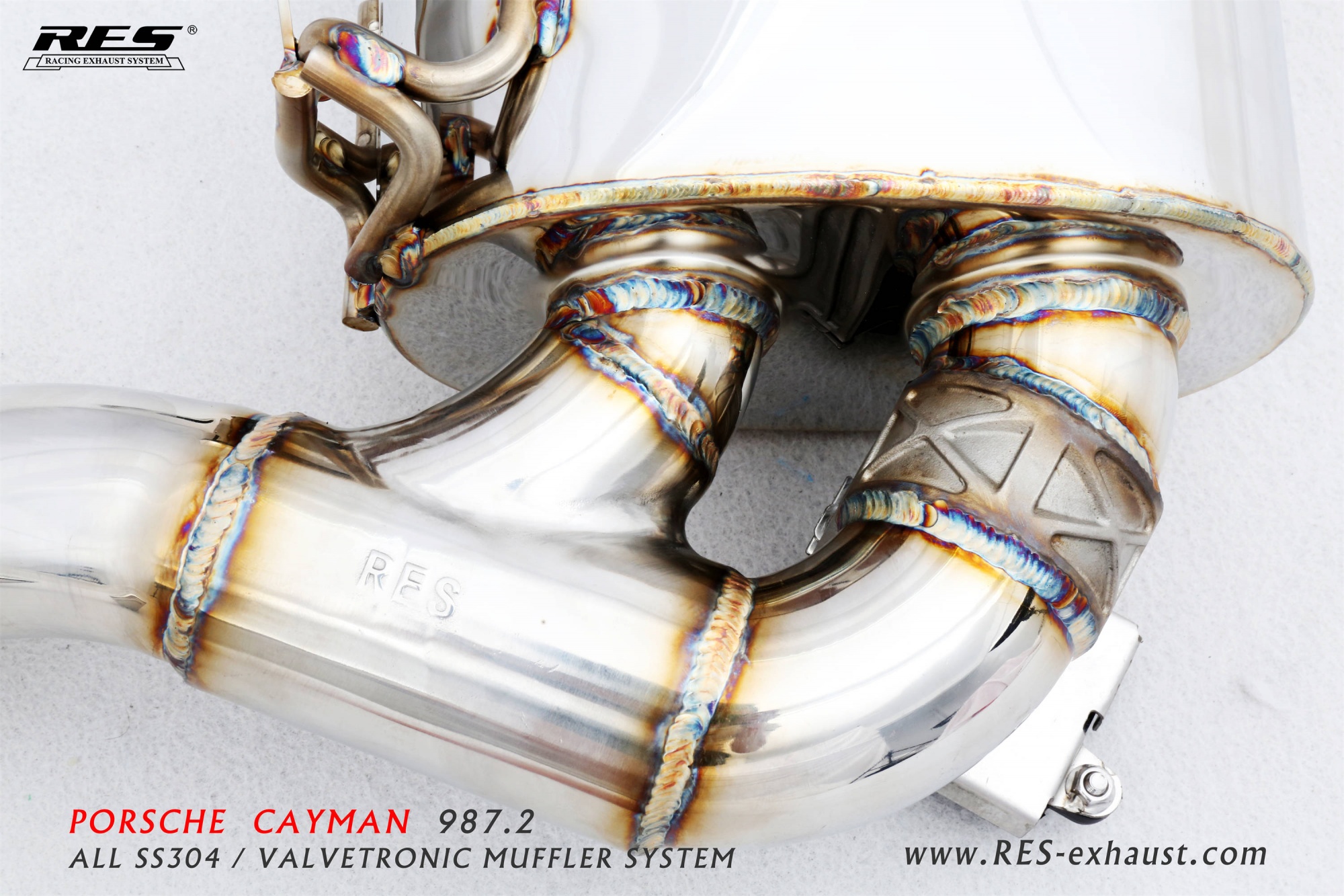 Porsche Cayman 987.2 All SS304 / Valvetronic Catback System
