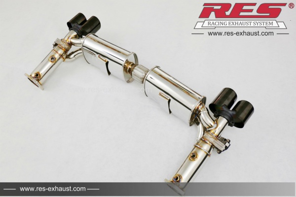 Porsche 997.1 Turbo All SS304 / Valvetronic Muffler System