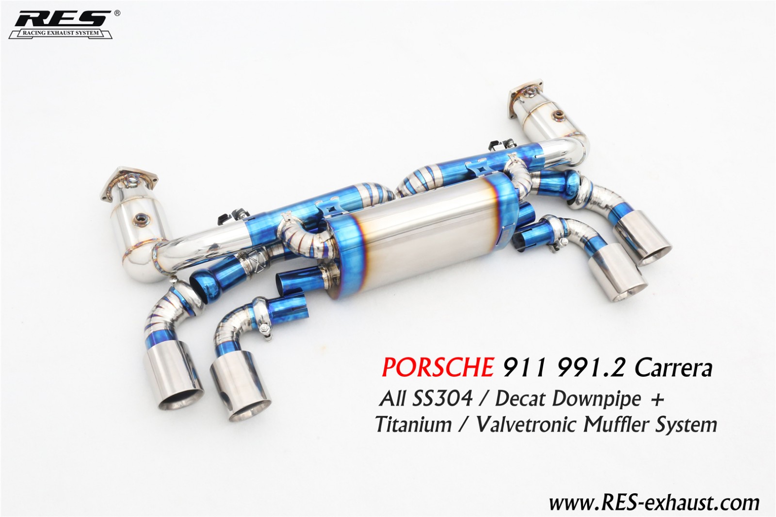 Porsche 991.2 Titanium / Valvetronic Catback System