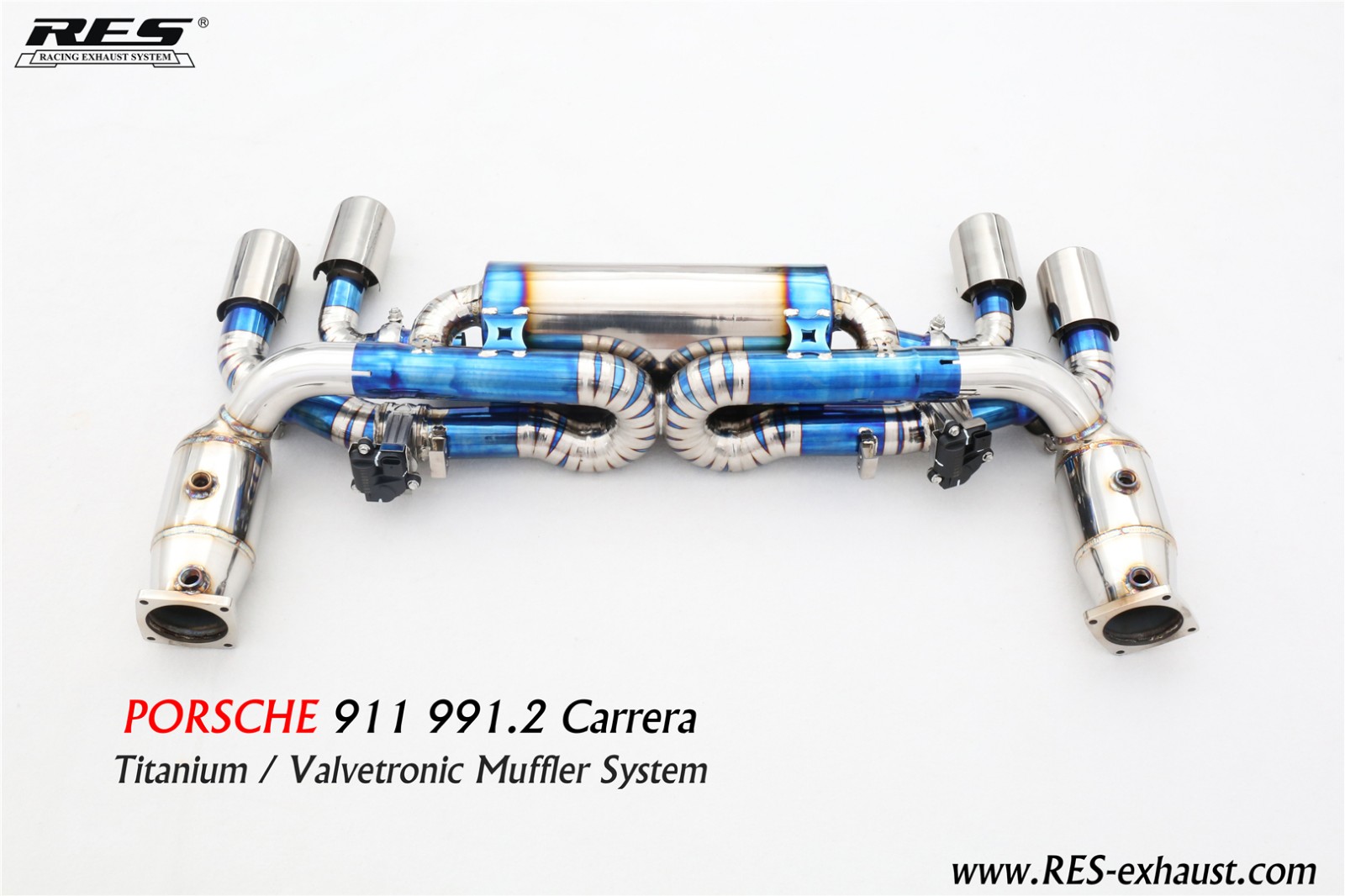 Porsche 991.2 Titanium / Valvetronic Catback System