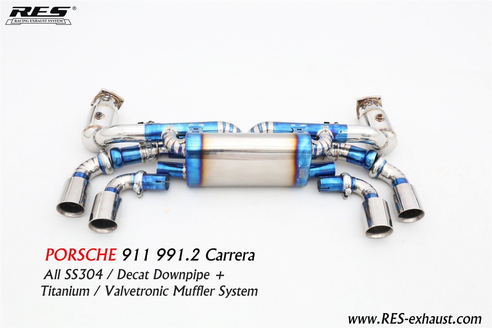 Porsche 991.2 Titanium / Valvetronic Catback System