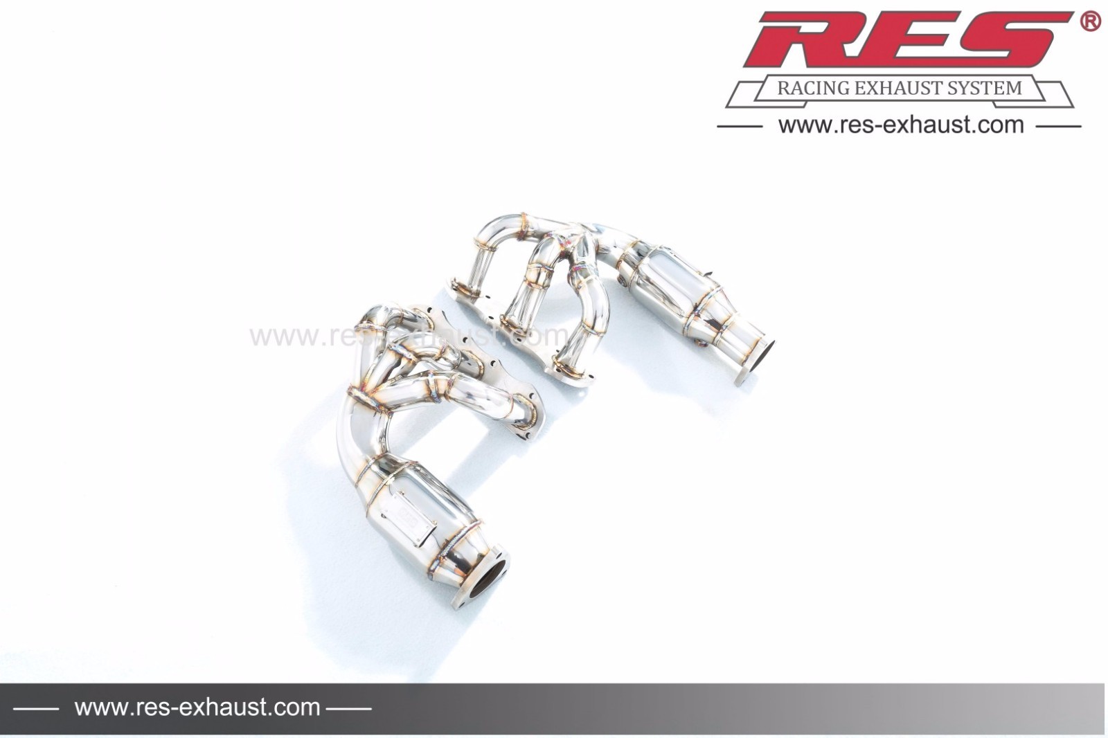 Porsche 991.1 All SS304 / Decat （Catless） Manifold 
