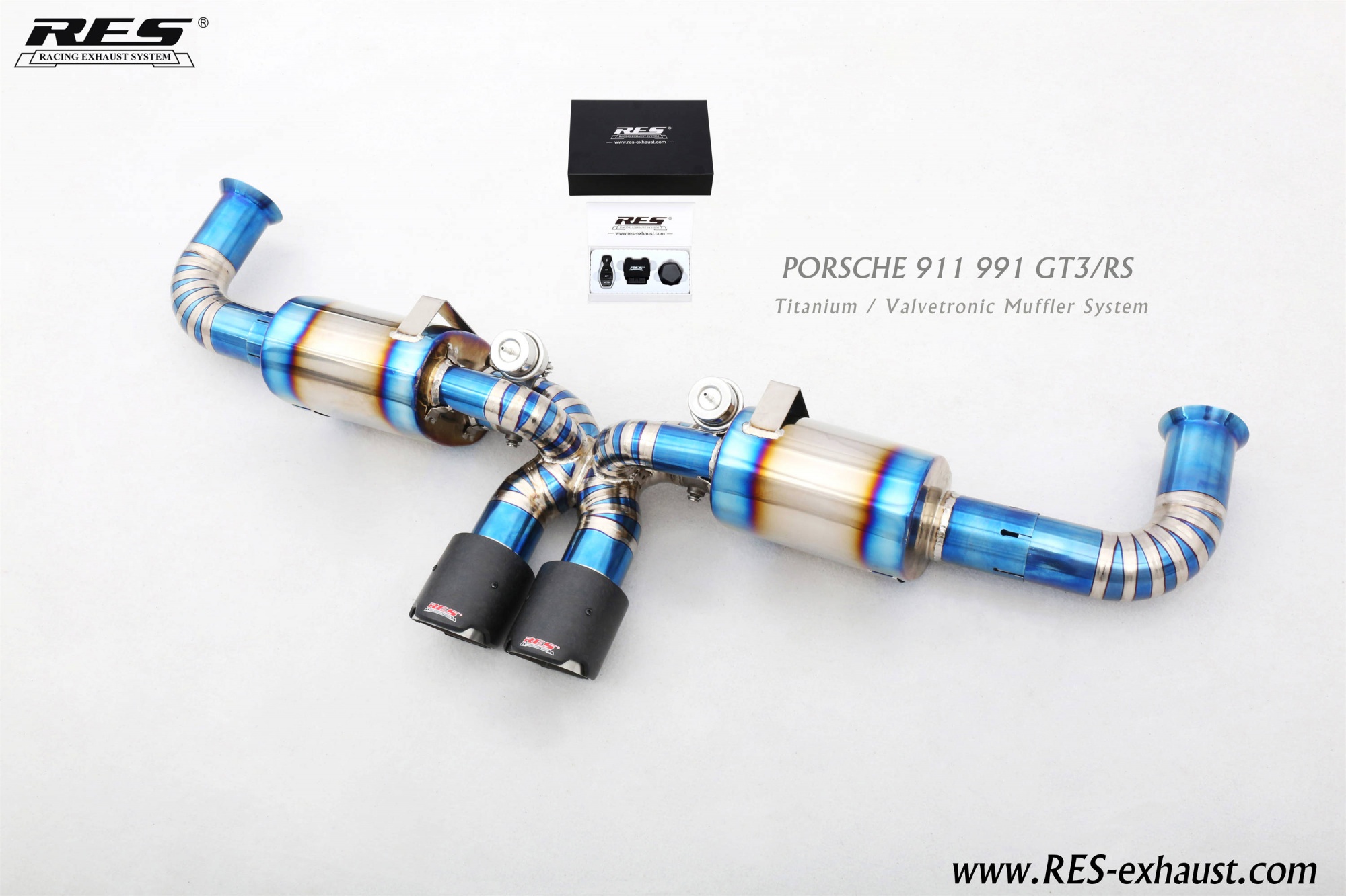 Porsche 991 GT3 Titanium / Valvetronic Muffler System