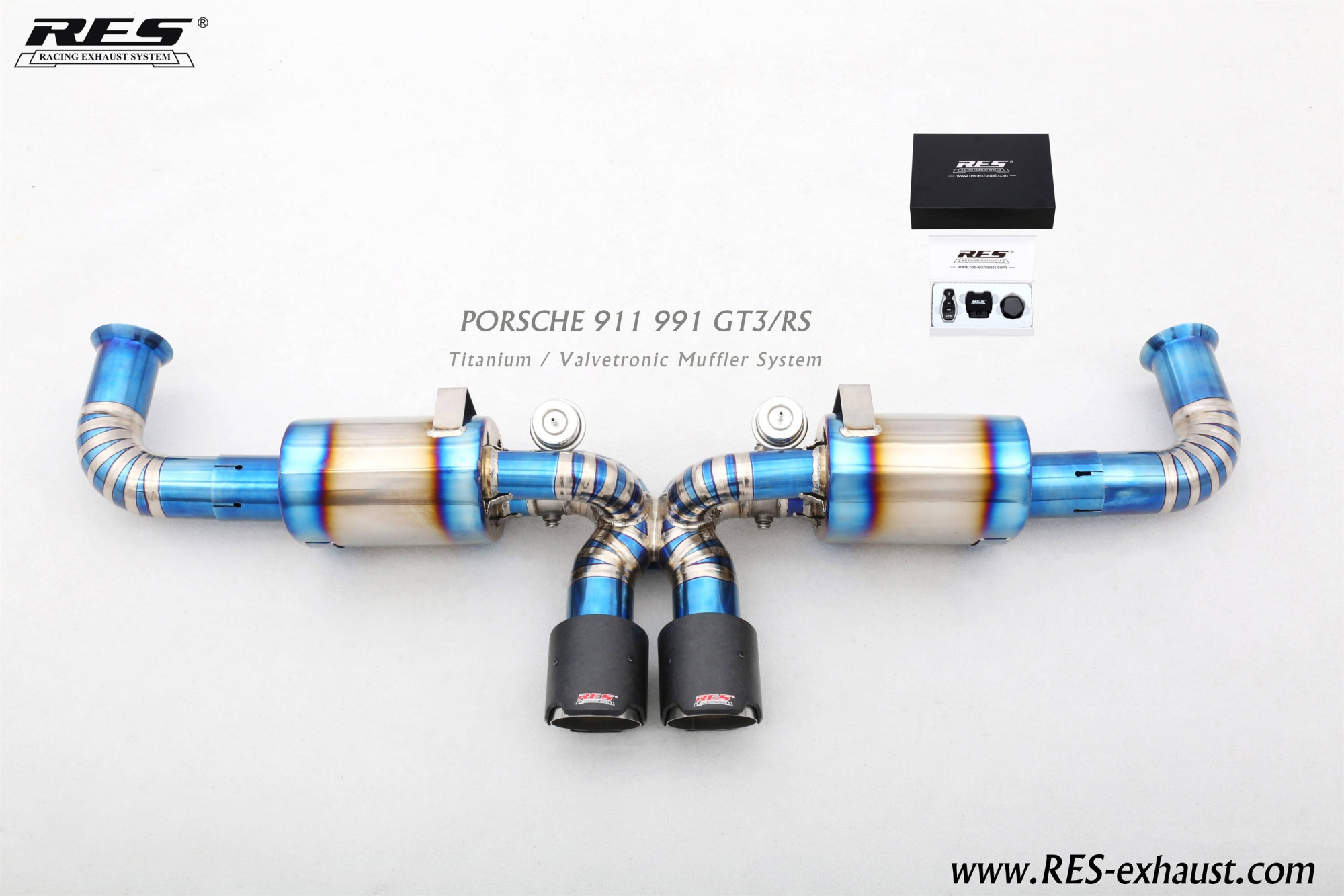 Porsche 991 GT3 Titanium / Valvetronic Muffler System