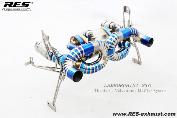Lamborghini STO Titanium / Valvetronic Muffler System