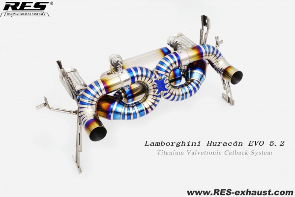 Lamborghini Huracan EVO 5.2 Titanium Valvetronic Catback System