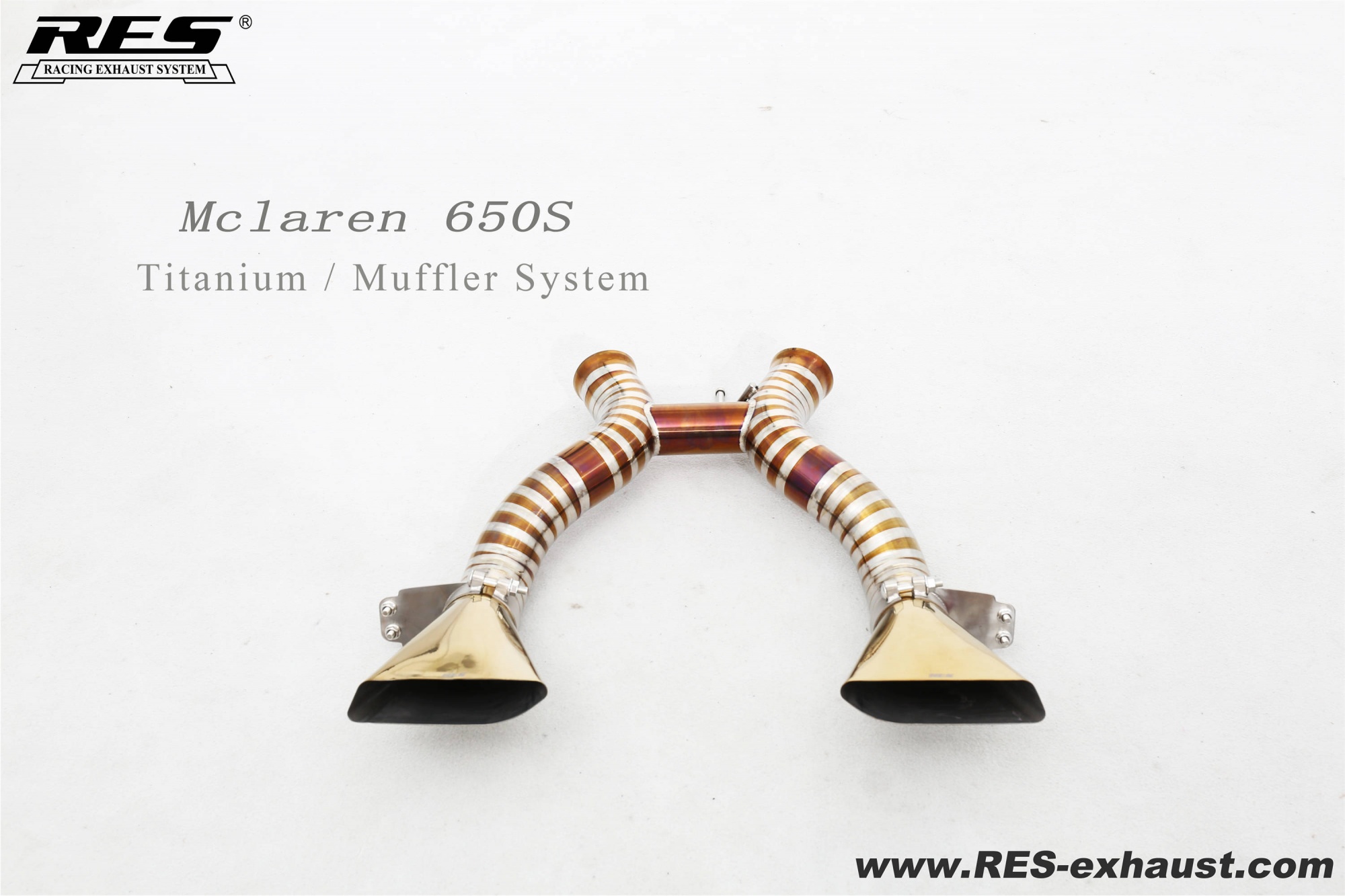 Mclaren 650S Titanium / Muffler System