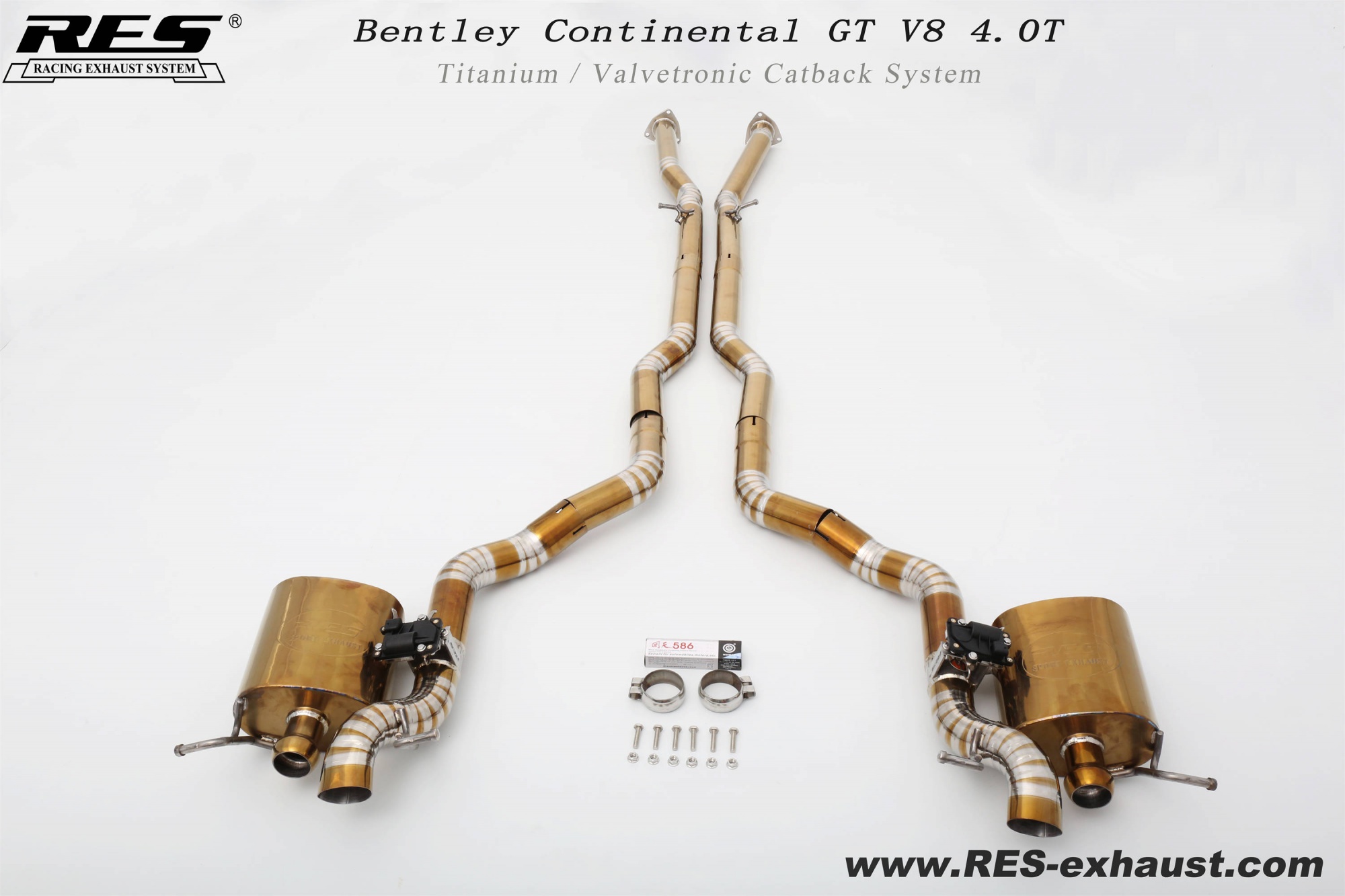 Bentley ContinentalGT V8 4.OT Titanium / Valvetronic Catback System