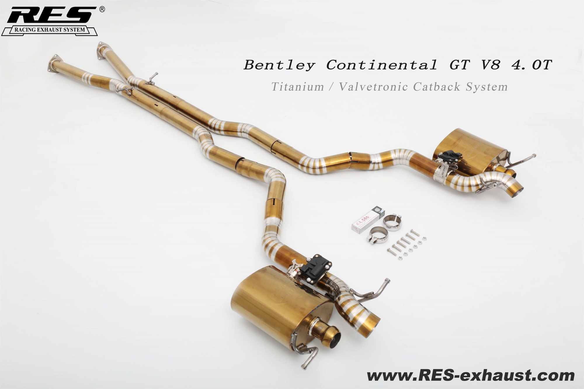 Bentley ContinentalGT V8 4.OT Titanium / Valvetronic Catback System