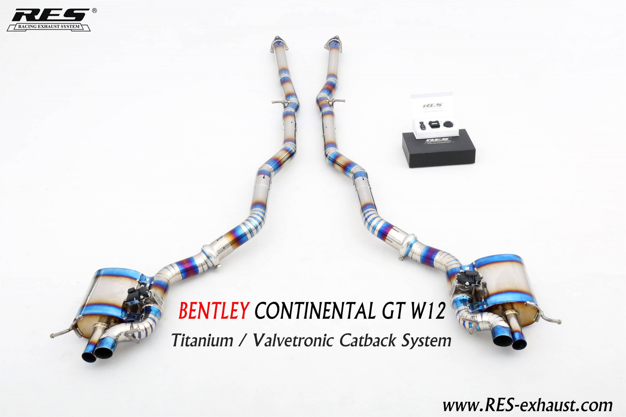 BENTLEY CONTINENTAL GT W12 Titanium / Valvetronic Catback System