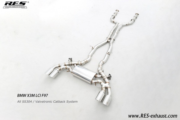 BMW X3M F97 All SS304 / Valvetronic Catback System