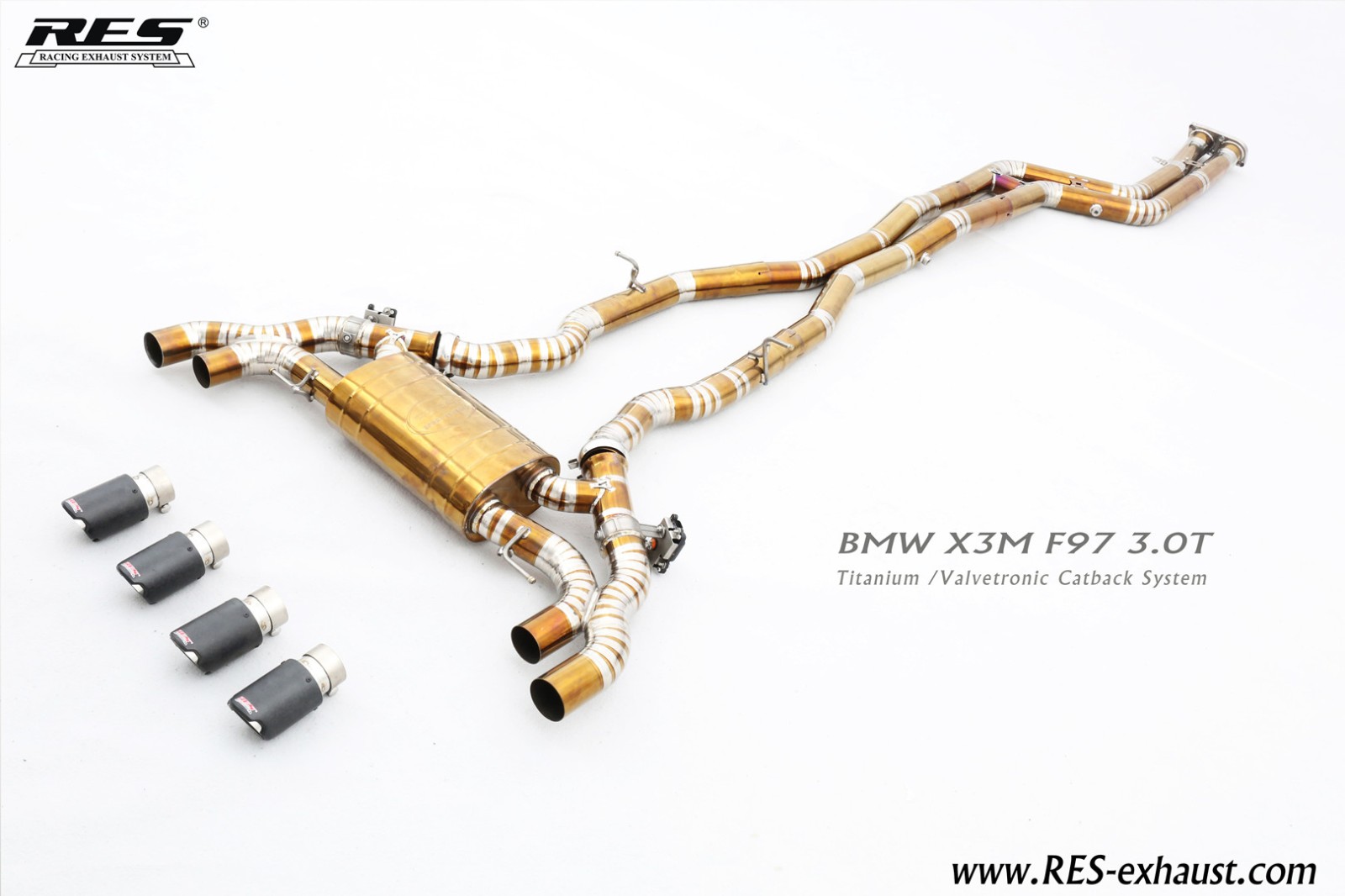 BMW X3M F97 Titanium / Valvetronic Catback System