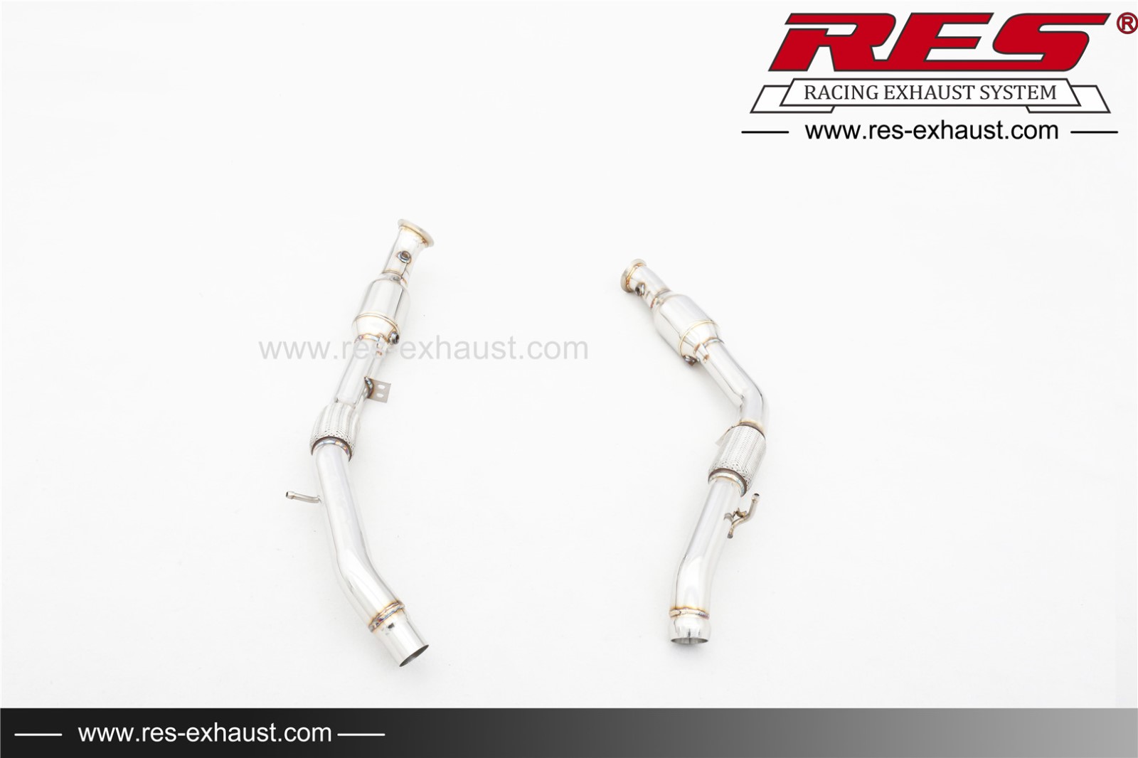 Mercedes Benz GL63 W166 AMG All SS304 / Cat （With Cat） Downpipe