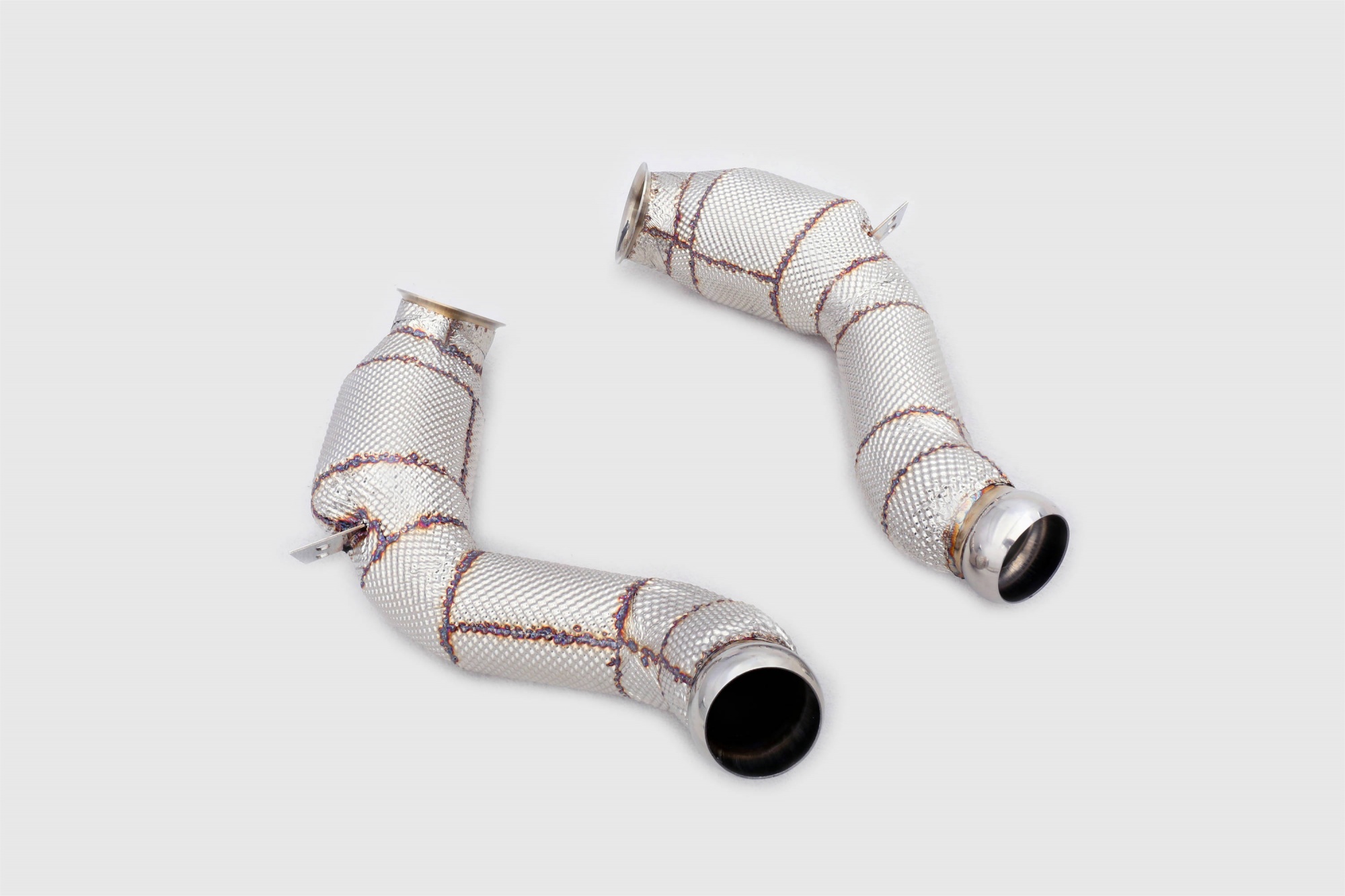 Mercedes Benz AMG-GT All SS304 / Cat Downpipe With Heat Shield 