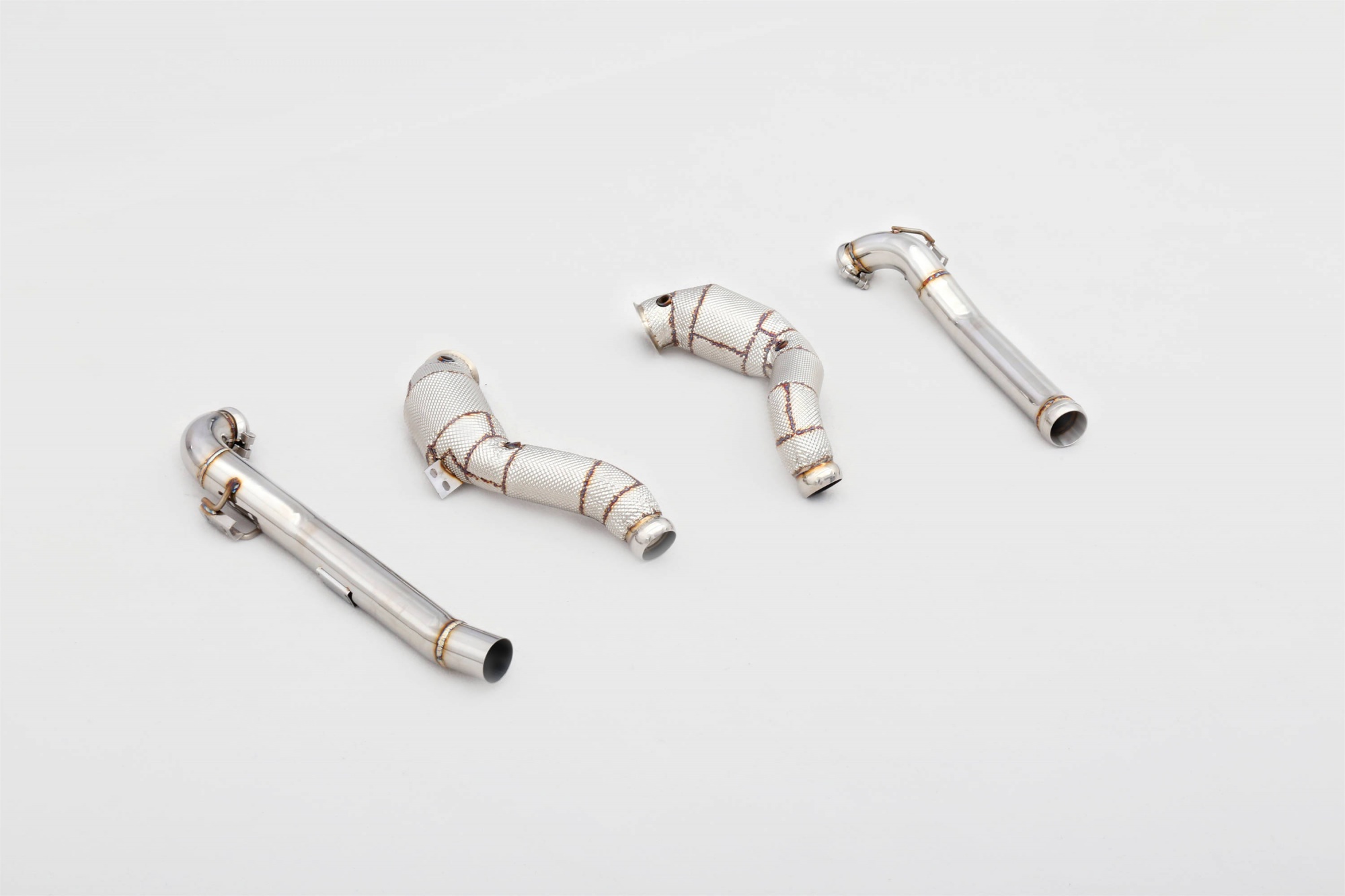 Mercedes Benz AMG-GT All SS304 / Cat Downpipe With Heat Shield 