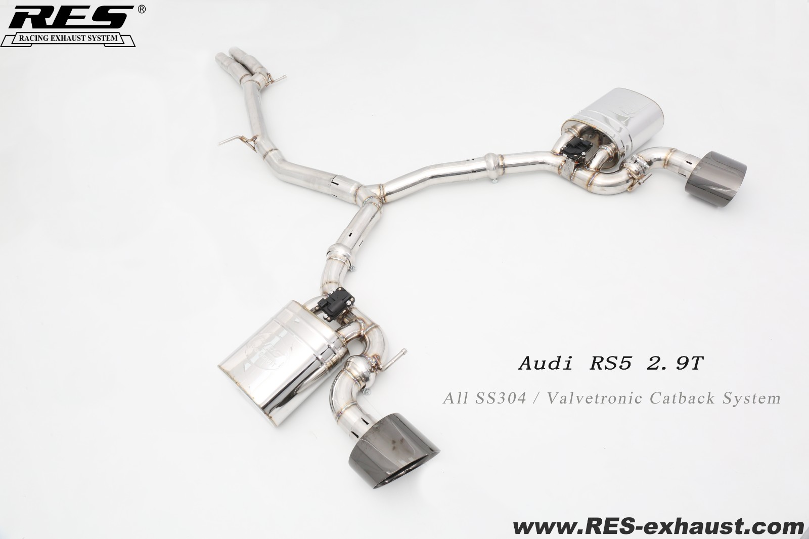 AUDI RS5 B9 2.9T All SS304 / Valvetronic Catback System