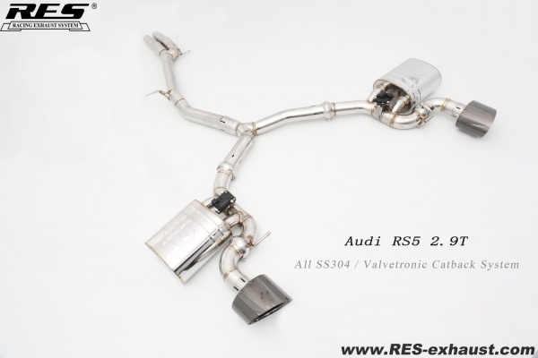 AUDI RS5 B9 2.9T All SS304 / Valvetronic Catback System