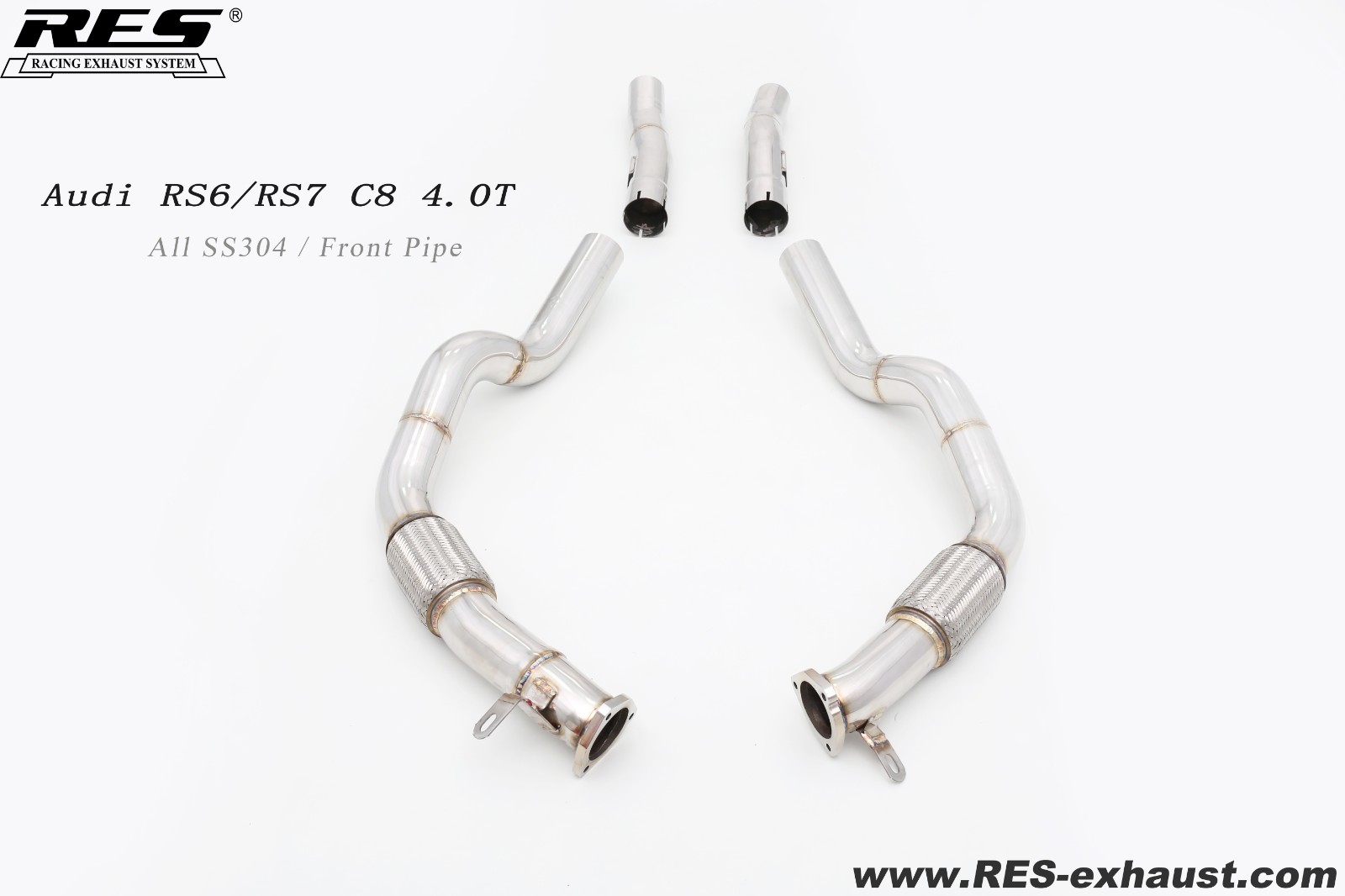 AUDI RS7 C8 4.0T All SS304 / Front Pipe