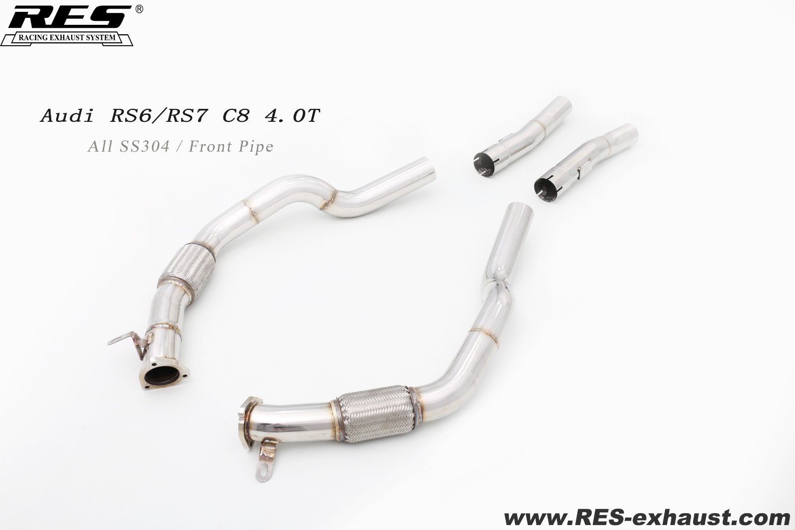 AUDI RS7 C8 4.0T All SS304 / Front Pipe