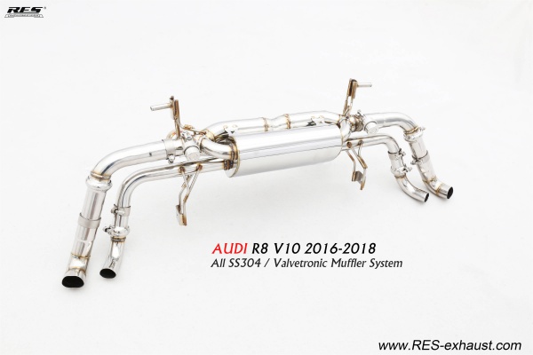AUDI R8 V10 2016-2018 AII SS304 / Valvetronic Muffler System