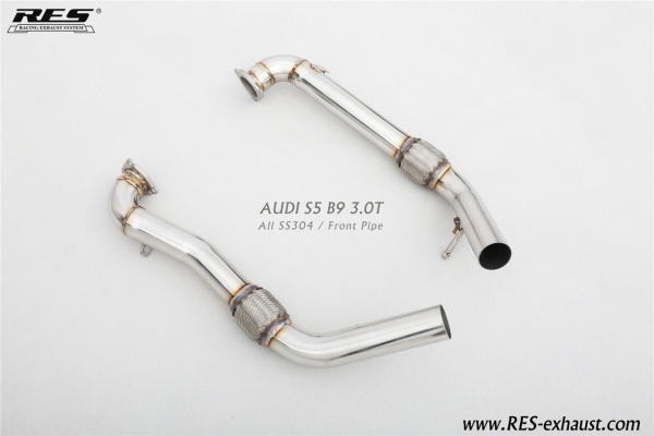 AUDI S5 B9 3.0T Front Pipe