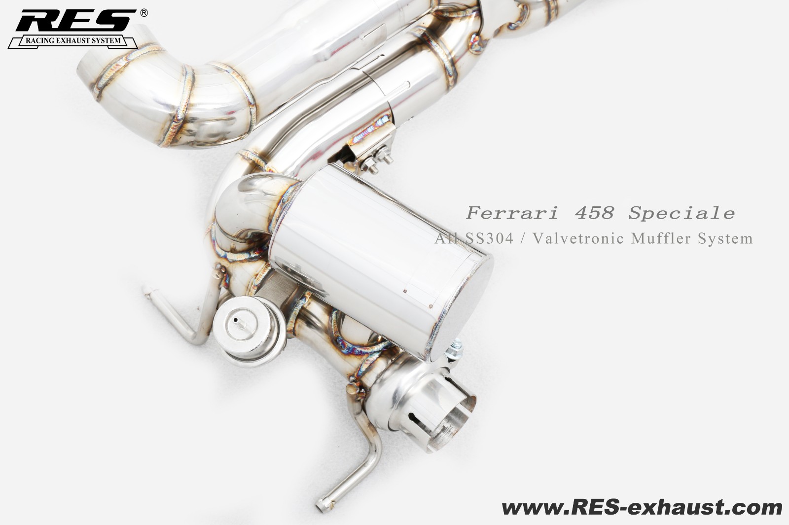 Ferrari 458 Speciale All SS304 / Valvetronic Muffler System
