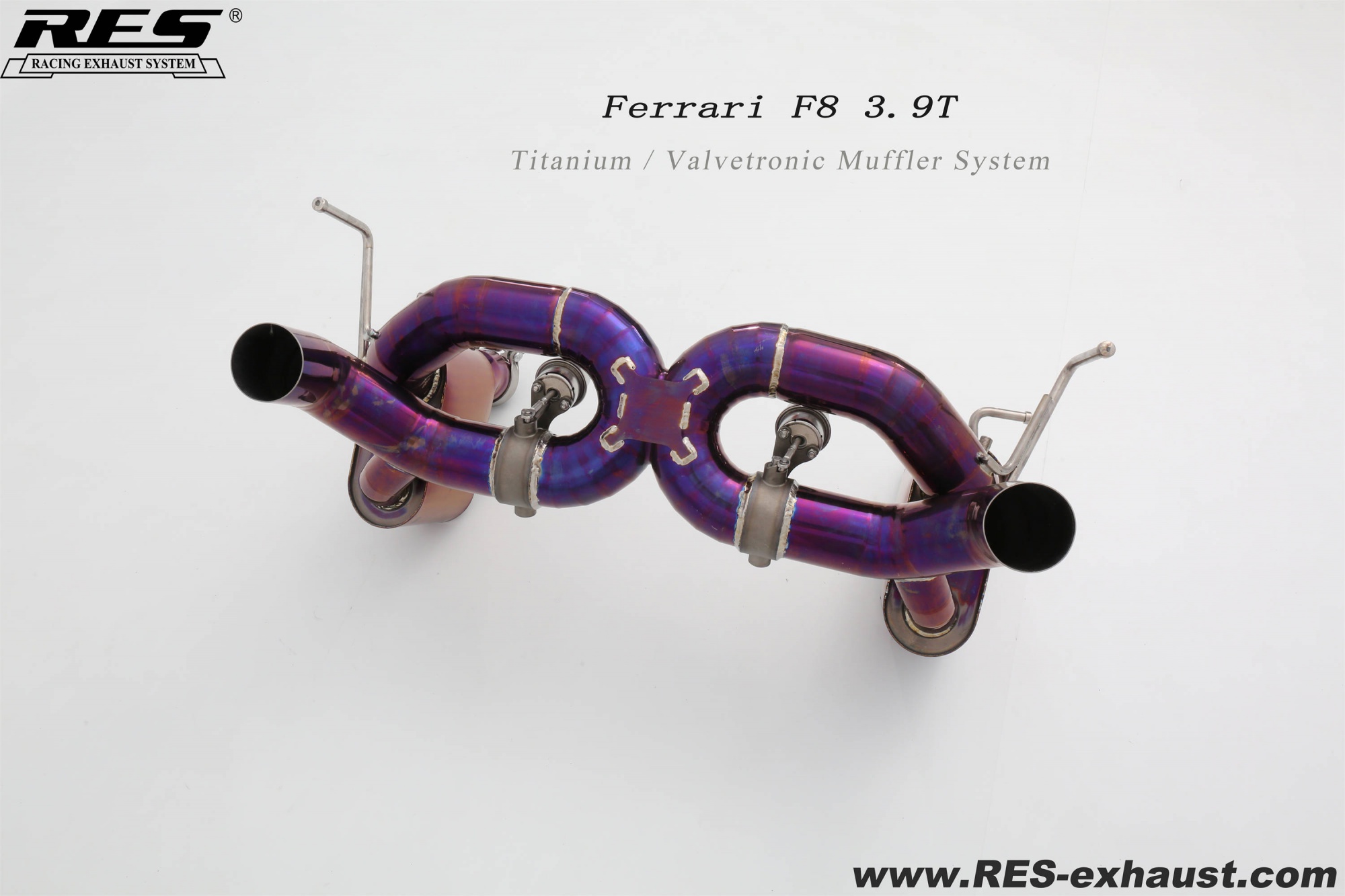 Ferrari F8 3.9T Titanium / Valvetronic Muffler System