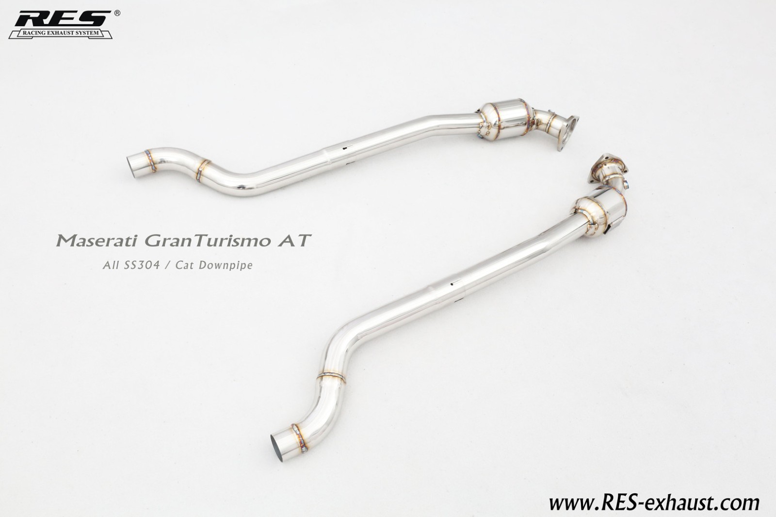 Maserati GranTurismo All SS304 / Cat （With Cat） Downpipe