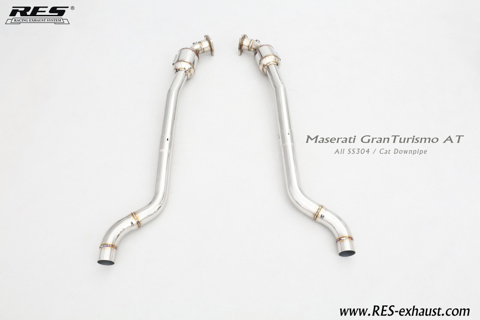 Maserati GranTurismo All SS304 / Cat （With Cat） Downpipe