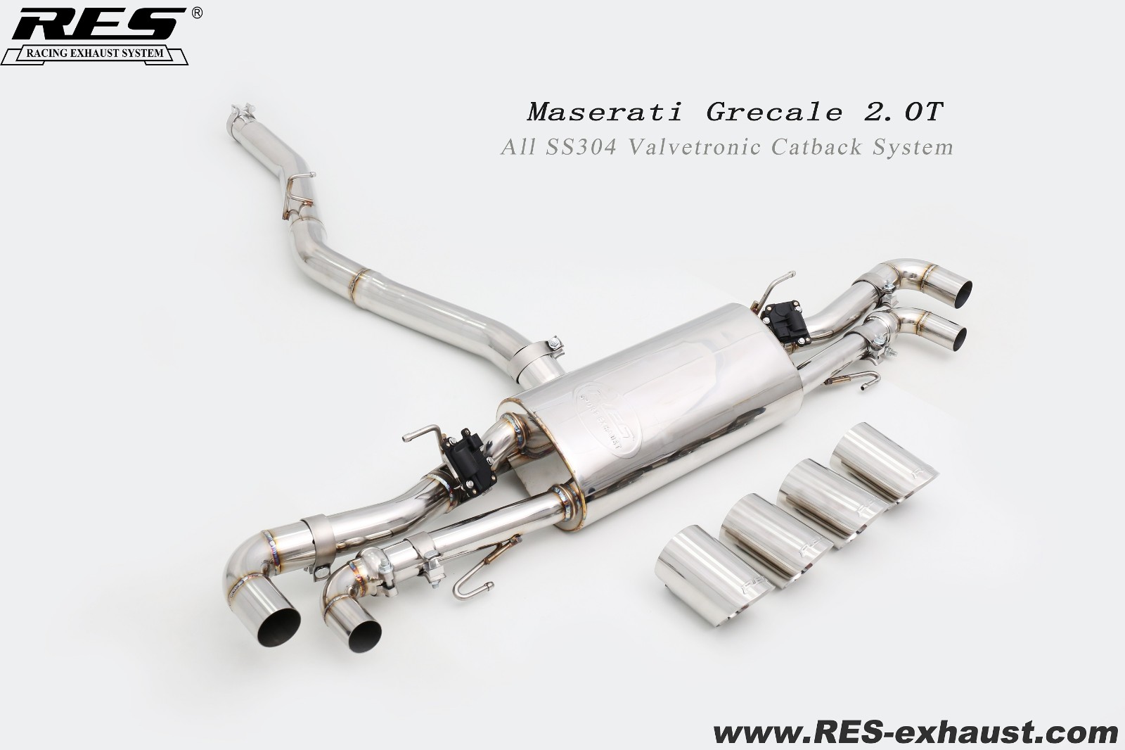 Maserati Grecale 2.0T All SS304 Valvetronic Catback System