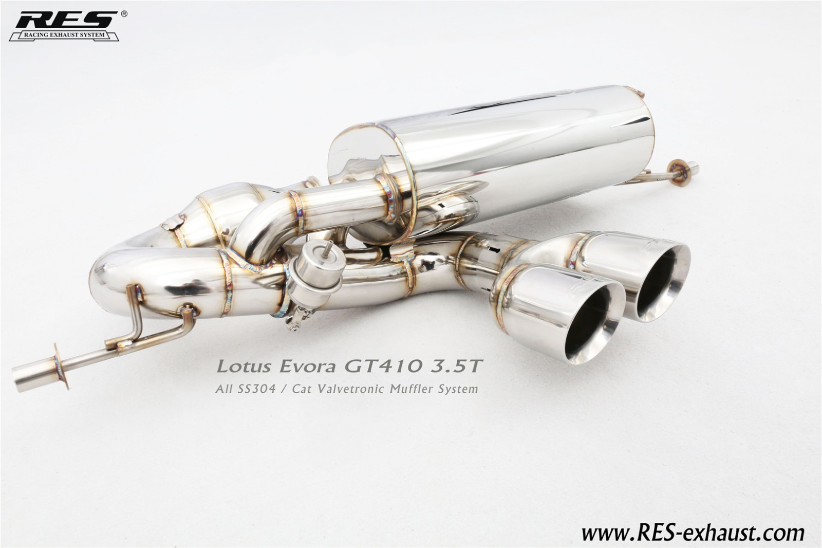 Lotus Evora 3.5T All SS304 / Cat （With Cat） Muffler System