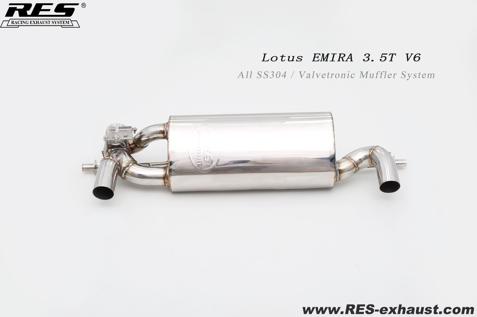 Lotus Emira 3.5T V6 All SS304 / Valvetronic Muffler System（Factory Control）